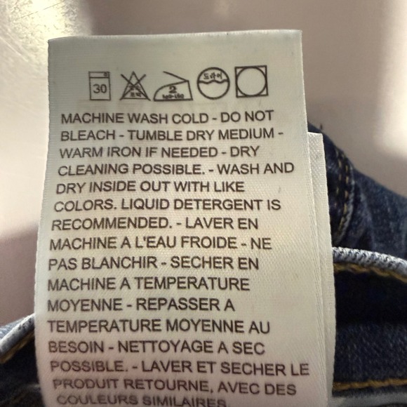 Levis 505 Straight Leg Jeans Womens Size 27 x 29 Medium Wash Blue Denim Mid Rise - Picture 5 of 14